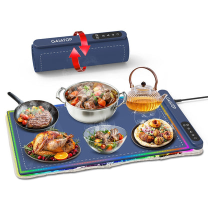 Christmas Big Sale！2025 Updated Food Warming Mat with Insulation pad - coldsohard